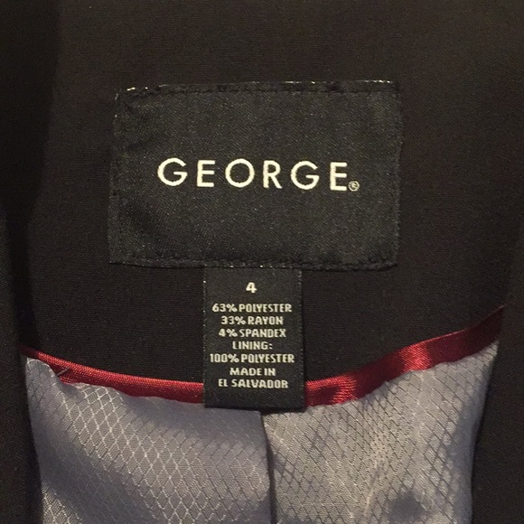 George size 4 tailored 2 button Black blazer - Picture 2 of 8